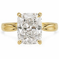 Stacey 3ct Elongated Cushion Trellis Ring
