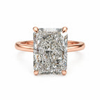 Riley 4ct Radiant Cathedral Ring