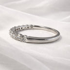 Signature Lacey 2.5mm 0.66ctw Lab Diamond Half Eternity Ring image 7