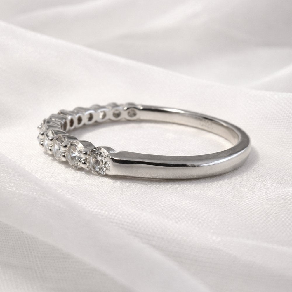 Signature Lacey 2.5mm 0.66ctw Lab Diamond Half Eternity Ring image 7