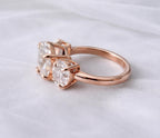 Signature Georgina 6CTW Oval Trilogy Ring image 4