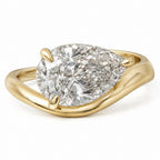Farrah 3.5ct Pear Cut Contour Ring - M&F Series image 0