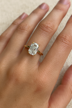 Signature Caroline 2ct Elongated Cushion Cut Solitaire Ring image 1