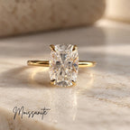 Caroline 2-2.5ct Elongated Cushion Solitaire Ring