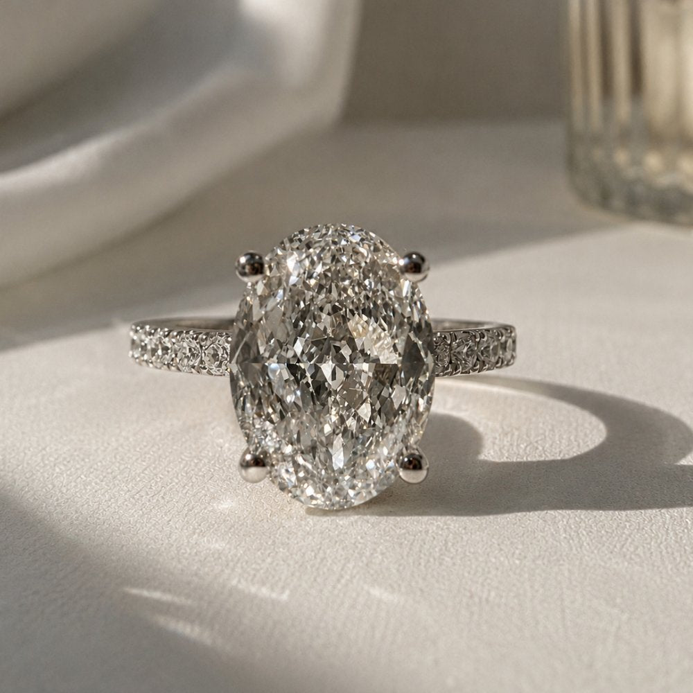 Claire 3.5ct Oval Solitaire Ring