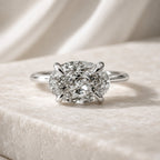 Clara 2ct Oval East West Ring