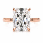 Elaria 3ct OMC Cushion Solitaire Ring