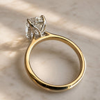 READY TO SHIP - Emily 4.01ct Elongated Cushion Lab Diamond Ring