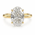 Hailey 3-3.5ct Oval Low set Ring