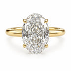 Hailey 3-3.5ct Oval Low set Ring