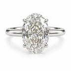 Hailey 3-3.5ct Oval Low set Ring