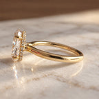 Hailey 3-3.5ct Oval Low set Ring