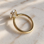 Hailey 3-3.5ct Oval Low set Ring