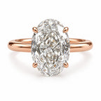Hailey 3-3.5ct Oval Low set Ring