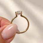 Hailey 3-3.5ct Oval Low set Ring