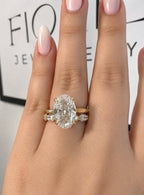 Ivy 4ct Oval Trellis Ring