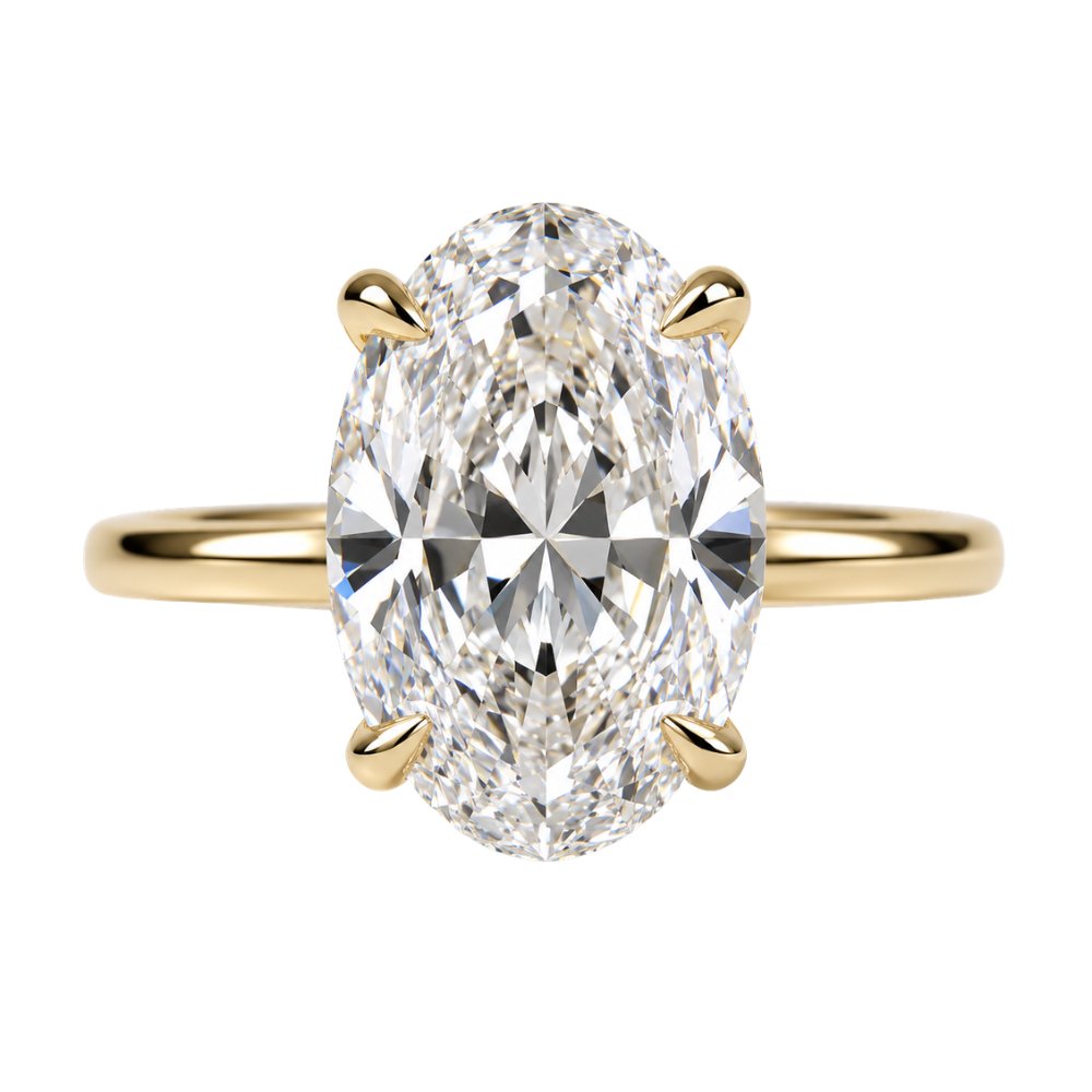 Ivy 4ct Oval Trellis Ring