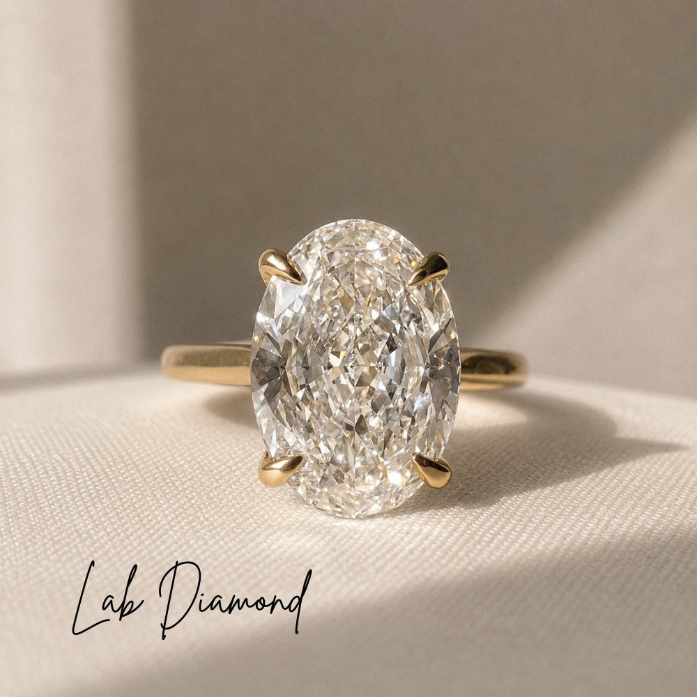 Ivy 4ct Oval Trellis Ring