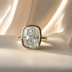 Jasmine 3ct Elongated Cushion Ring