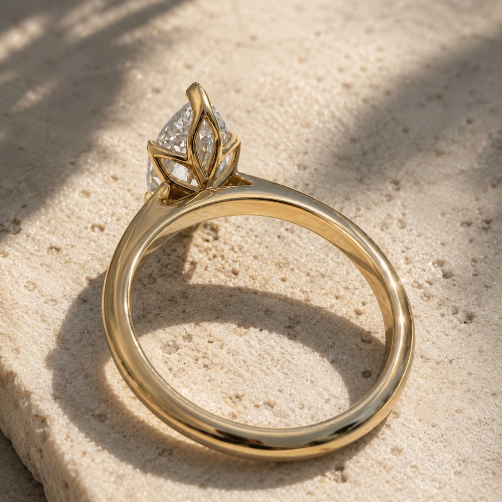 Maeve 3ct Marquise Cathedral Ring