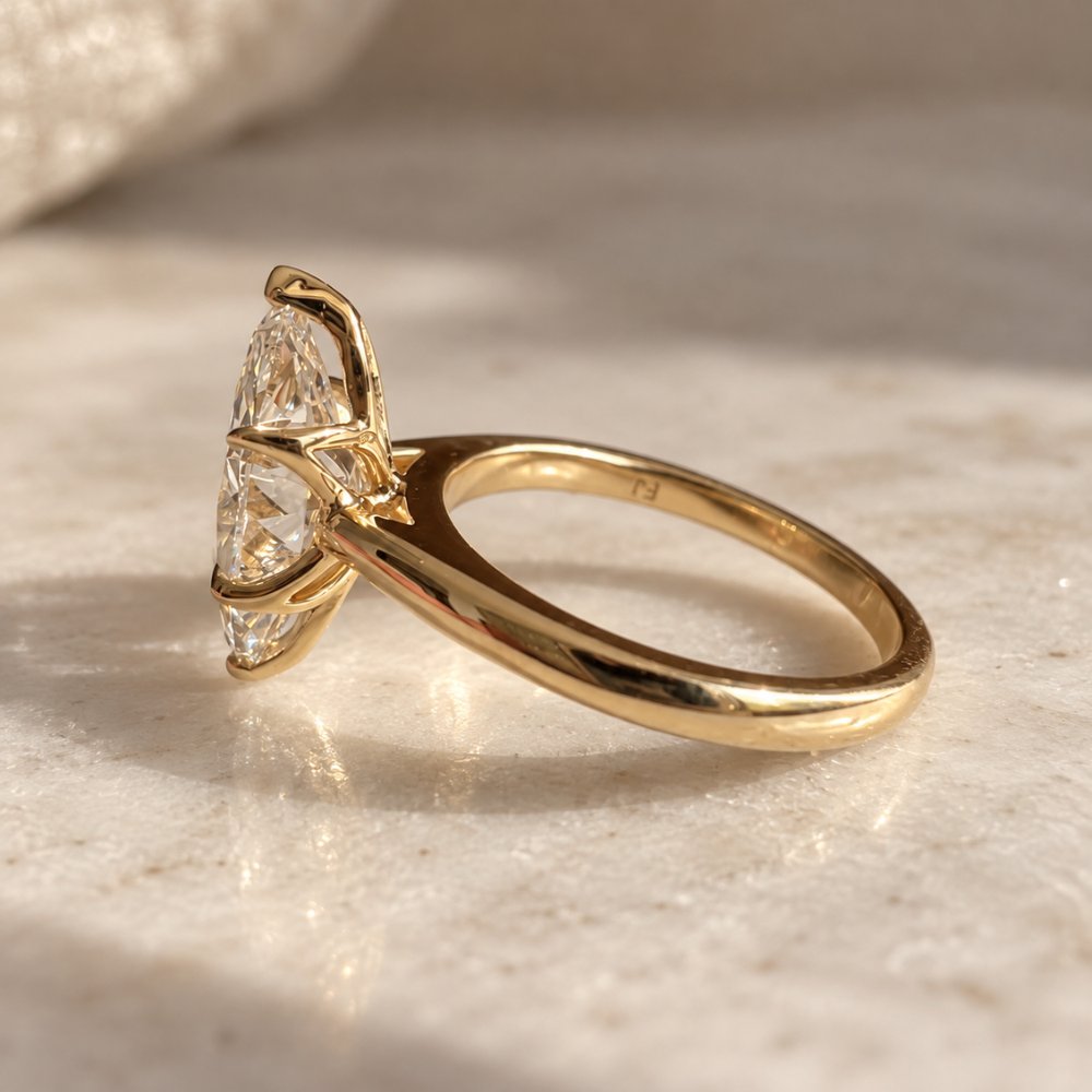 READY TO SHIP - Marquise 3.02ct Marquise Lab Diamond Ring