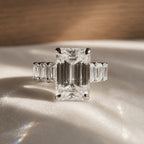 Melody 11CTW Emerald Ring
