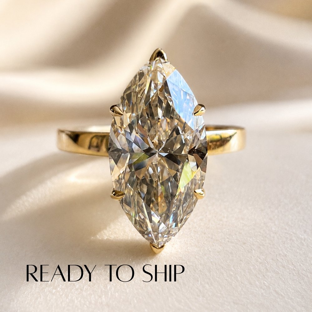 READY TO SHIP - Missy 2.5ct Marquise Lab Diamond Ring