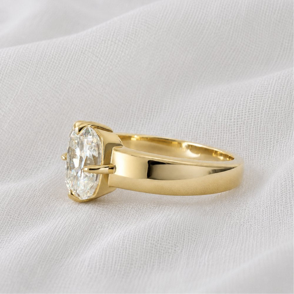 Nicole 2.3CTW Pear and Cushion Toi Et Moi Ring