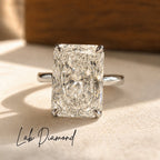 Raina 5ct Radiant Petal Basket Ring