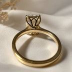 Raina 5ct Radiant Petal Basket Ring