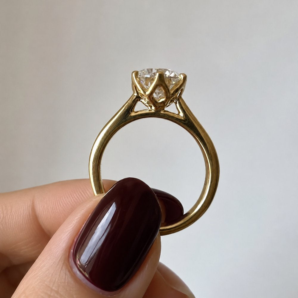 READY TO SHIP - 2.54ct Round Lab Diamond Ring