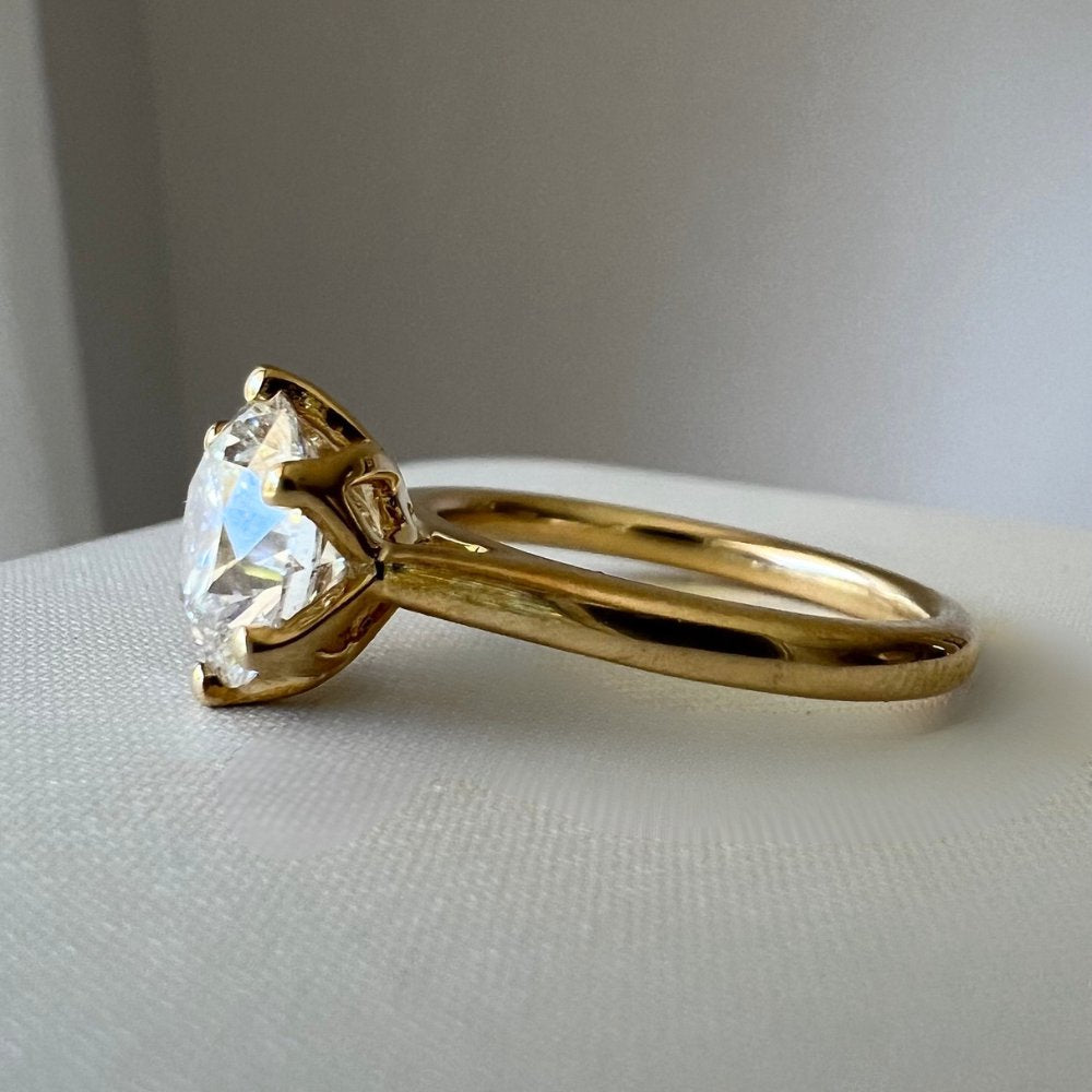 READY TO SHIP - 2.54ct Round Lab Diamond Ring