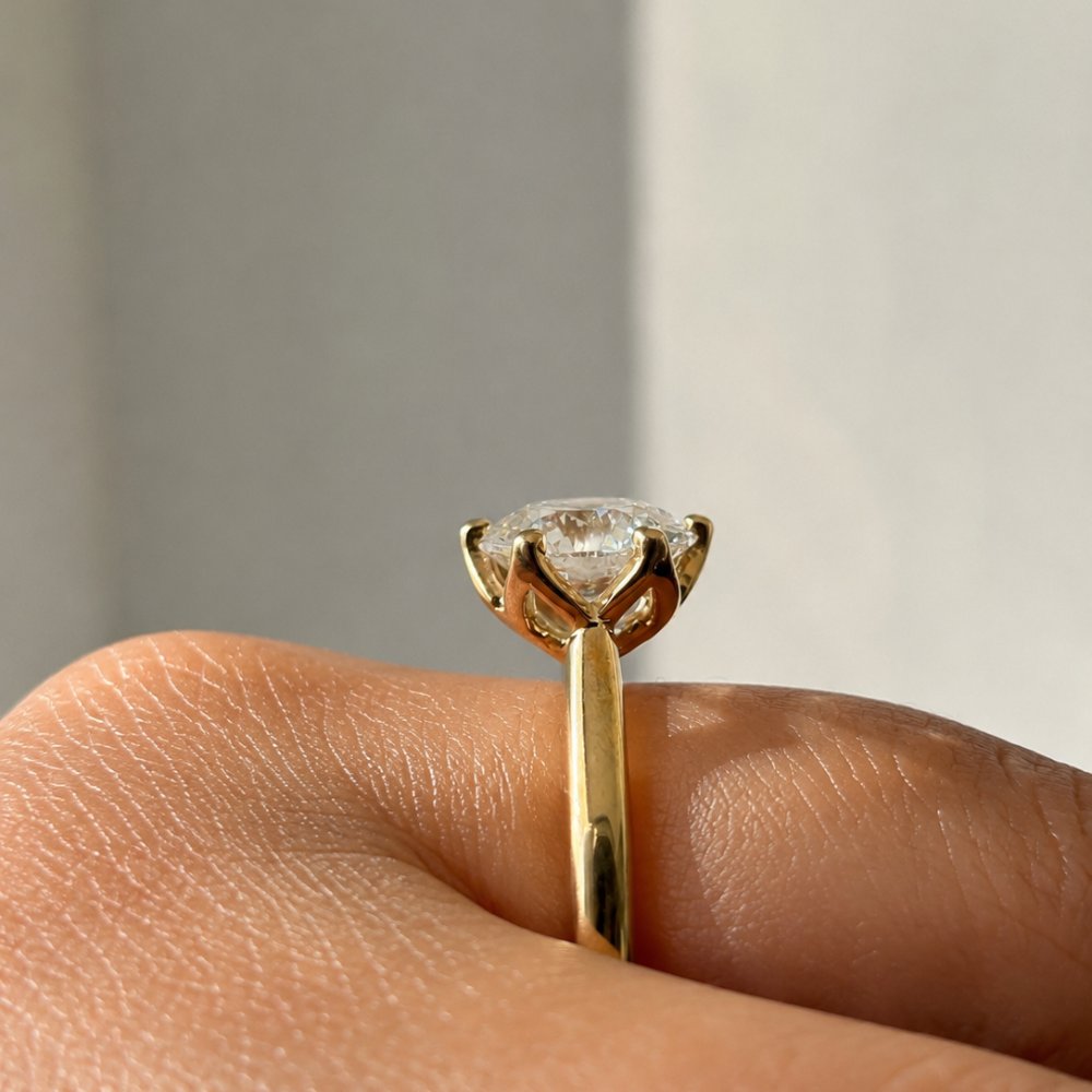 READY TO SHIP - 2.54ct Round Lab Diamond Ring