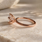 Renee 2ct Round Petal Basket Solitaire Ring