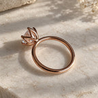 Renee 2ct Round Petal Basket Solitaire Ring