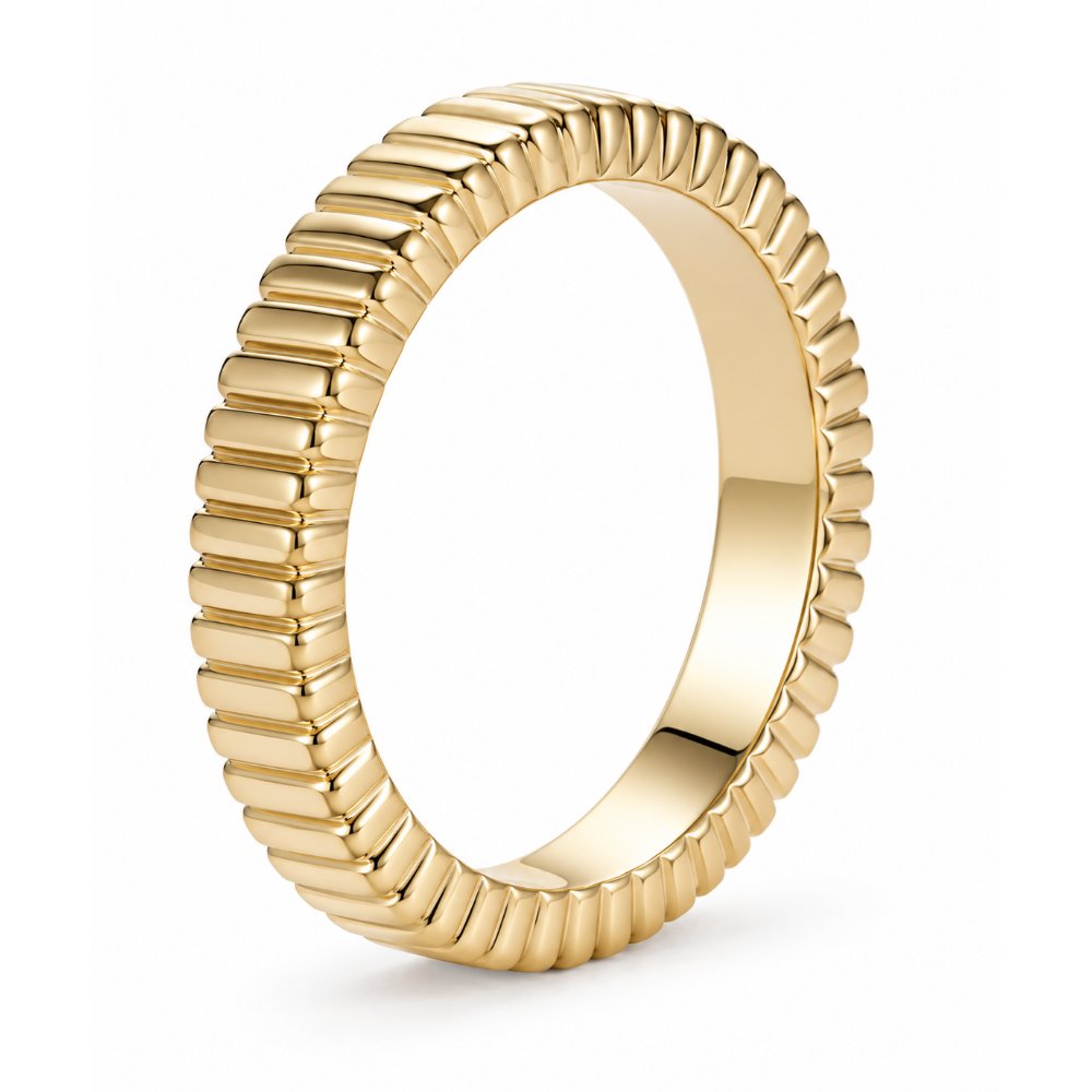 Romy 4mm Fluted Band