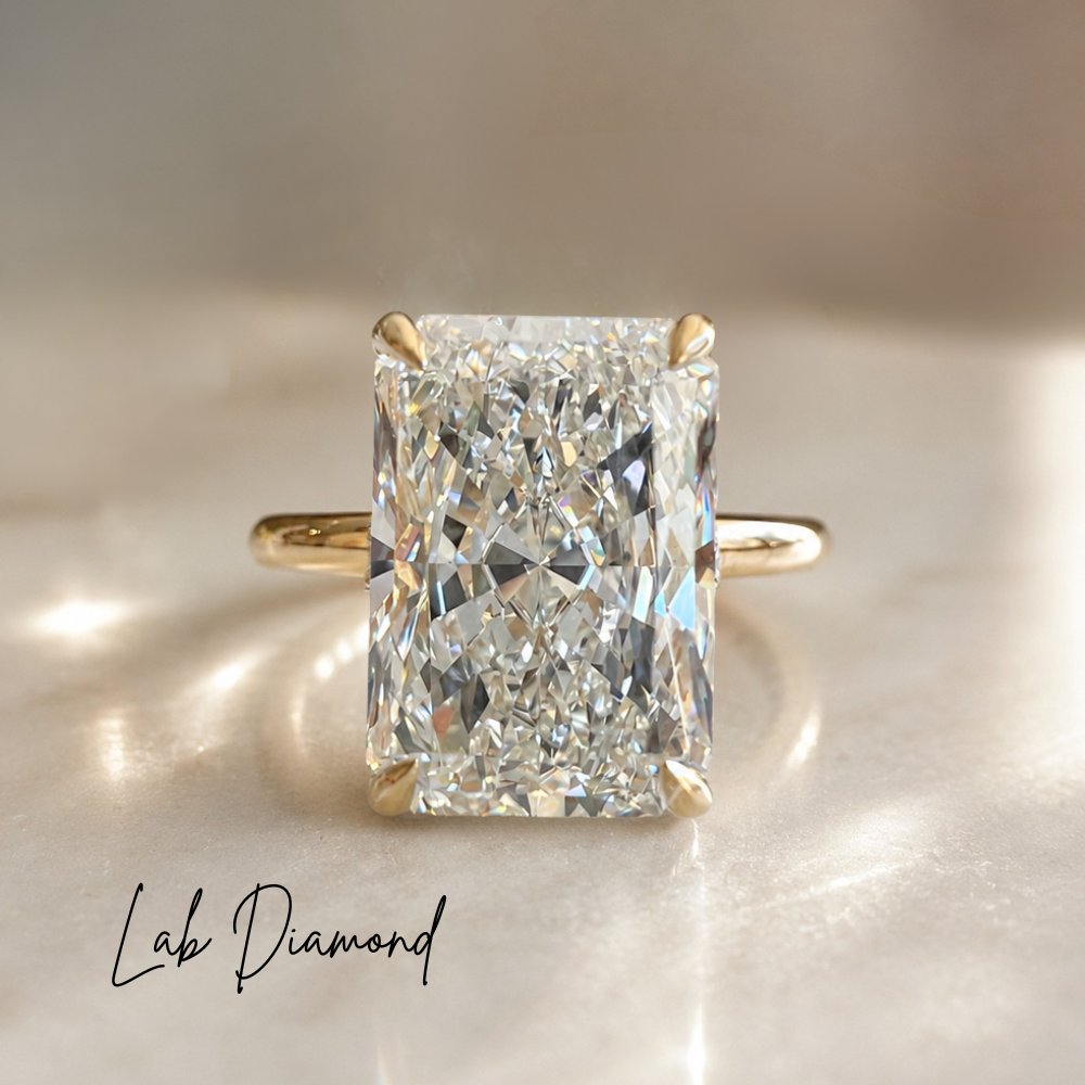 Rory 4ct Radiant Solitaire Ring