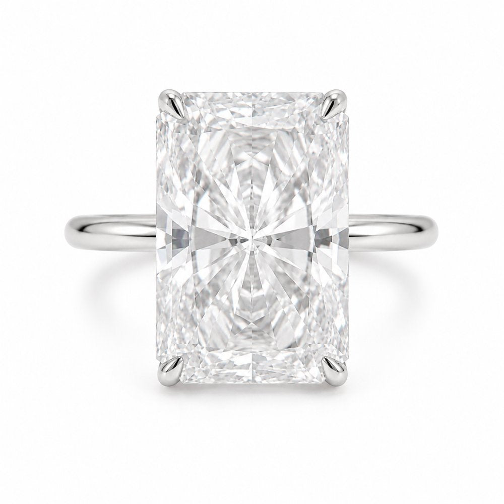 Rory 4ct Radiant Solitaire Ring