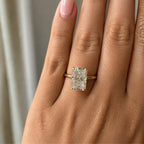 Rory 4ct Radiant Solitaire Ring