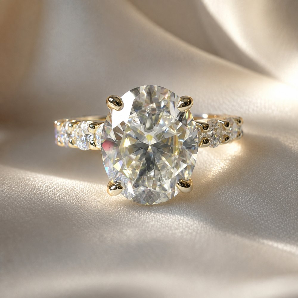 Sophie 4.4CTW Oval Solitaire Ring