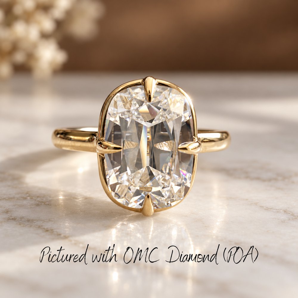 Zara 3ct Radiant Georgian Solitaire Ring