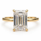 Signature Emilio 3-3.5ct Emerald Cut Solitaire Ring image 0