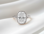 Signature Taylor 2.5ct Vintage-Inspired Elongated Cushion Solitaire Ring image 6