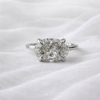Signature Clara 2ct East West Oval Cut Ring image 7