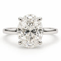 Signature Tori 2ct Oval Cut Cathedral Ring image 0