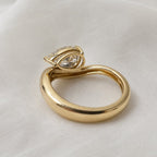 Farrah 3.5ct Pear Cut Contour Ring - M&F Series image 4