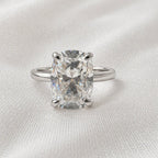 Signature Connie 3.5ct Elongated Cushion Cut Engagement Ring image 8