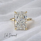 Signature Rory Radiant Cut 4ct Solitaire Ring image 7