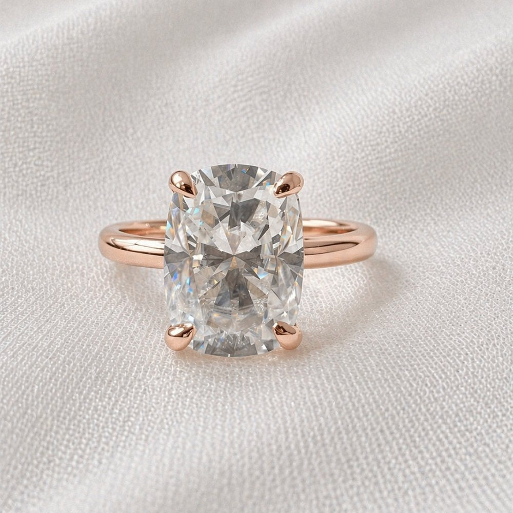 Signature Connie 3.5ct Elongated Cushion Cut Engagement Ring image 9
