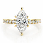 Signature Selena 3.5ct Marquise Cut with Pave Ring image 0